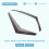 Motorcycle Side Wind Wing Shield Modified Wind Deflector Fairing for SYM ADXTG 400 2024-2026 Gray 3