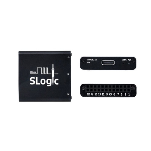 Sipeed SLogic16U3 16CH 800M Samplerate Super-Speed Logic Analyzer 5Gbps USB3 Adjustable Threshold for WIN  Linux 1