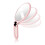 Purple 10X Magnifying Handheld Makeup Mirror, Adjustable Folding Travel Cosmetic Mirror 2