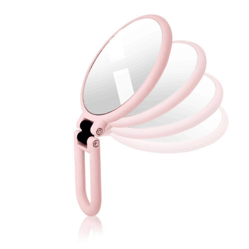 Purple 10X Magnifying Handheld Makeup Mirror, Adjustable Folding Travel Cosmetic Mirror 1