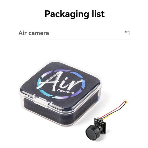 Câmera Aérea FPV com Sensor CMOS de 600TVL, Formato 4:3 e Campo de Visão de 141, Ideal para Corridas e Freestyle. 1