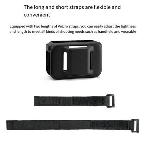 For  Osmo  Nylon Wristband Silicone Protective Case Multifunctional Vision Dock Image Transmission Strap 2