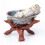 Wooden Sticks Bracket Tools Wooden Bracket Tripod Decorative Base Handmade Crafts Red 3