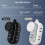 Camera Case for  GO 3S Cooling Silicone Case Thumb Camera Lens Cover Protective Case Lanyard White 4