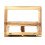 2X Foldable Recipe Book Stand,Wooden Frame Reading Bookshelf,Tablet Pc Support Stand 3