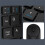 2.4g Wireless  Keyboard and Mouse Set TYPE-C Charging Suitable for Mobile Phones and Tablets Folding Keyboard A 2