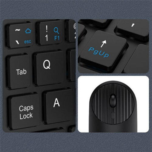 2.4g Wireless  Keyboard and Mouse Set TYPE-C Charging Suitable for Mobile Phones and Tablets Folding Keyboard A 1
