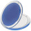 Blue 9x9x1.5cm Foldable Magnifying Mirror, Travel Compact Makeup Mirror for Women 2