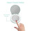 Compact 1x/10x LED Travel Makeup Mirror with 12 Lights 4