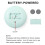Compact 1x/10x LED Travel Makeup Mirror with 12 Lights 5