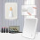 Specchio per il trucco con luce, specchio ingranditore 5x 2