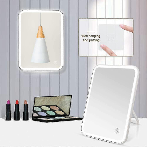 Specchio per il trucco con luce, specchio ingranditore 5x 1