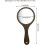 20241X 15X Magnifying Hand Mirror, Double Sided Folding with Adjustable Handle 2