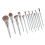 14pcs Handcrafted Soft Bristle Makeup Brush Set with Firm Handle for Beginners 4