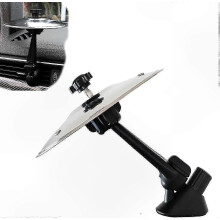 Draagbare mini-bekkenclips voor autoventilatie, universele clip-on percussie-instrumenten voor drummers en muziekliefhebbers (zilv