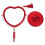 29.5x20.5x12.8cm Plastic Wedding Style Vanity Mirror, High-Definition Reflection for Bedroom 3