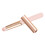Pink Round Head Lip Gloss Applicator Brush 10x1.3cm, Travel Compact 1Pack 4