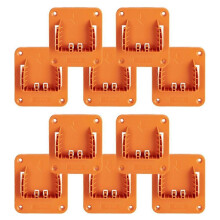10pcs Tool Holder Mount for 18V Power Tool Mounting Base Wall Mounting Bracket Storage with 20 Screws(No Tool)