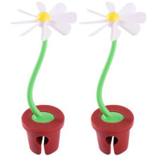 Dispositivo anti-trabocco in silicone a forma di margherita, solleva-coperchio universale per pentole, resistente al calore, utensile d