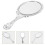 Vintage Handheld Travel Makeup Mirror with Handle 3