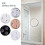 Silver 20x Magnifying Makeup Mirror with 3 Suction Cups, Cosmetic Tool 3