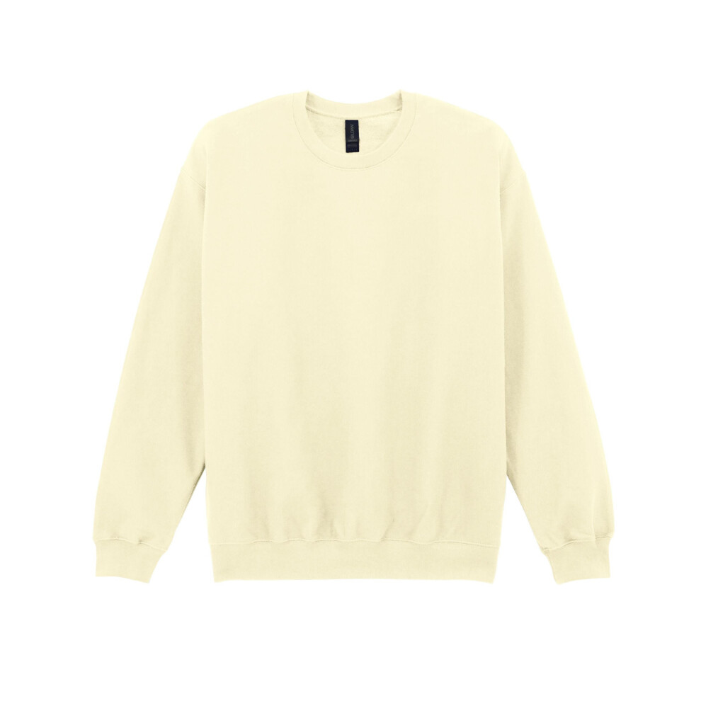 Gildan (4Xl, Off White) Unisex Adult Softstyle Fleece Midweight Pullover