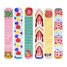 (12 UK Child-3 UK, Multicoloured) Soxy Childrens/Kids Jungle Thermal Boot Socks (Pack of 6)