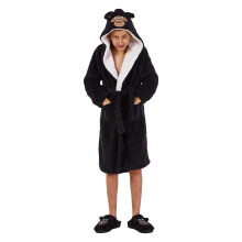 (9-10 Years, Black) Keanu Childrens/Kids Gorilla Head Dressing Gown