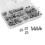 150 Sets M6 Square Hole Hardware Cage Nuts&Mounting Screws Washers (M6 X 20Mm)(Screw+Washer+Cage Nut) 2