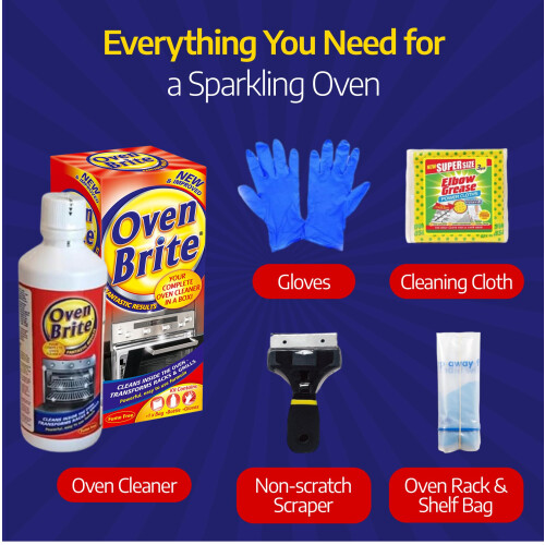 QLV Oven Cleaning Kit | Oven Cleaner w/ Non 2