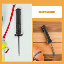4pcs Soccer Corner Flag Spring Base Football Flag Pole Ground Stakes Soccer Training Agility Poles Ground Pegs