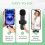 Wireless Bluetooth Microphone, Mini Clip On Lavalier Microphone for Ph 4