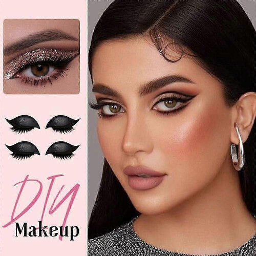 SilverEyelash Stickers Adjustable Quick Eye Makeup Combo Reusable False Eyelashes for Beginner 2
