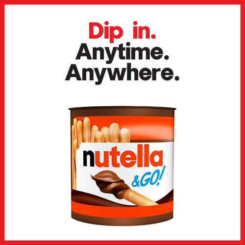 Nutella Go Hazelnut Snack Kit Chocolate Gift Hazelnut Spread with Coco 1