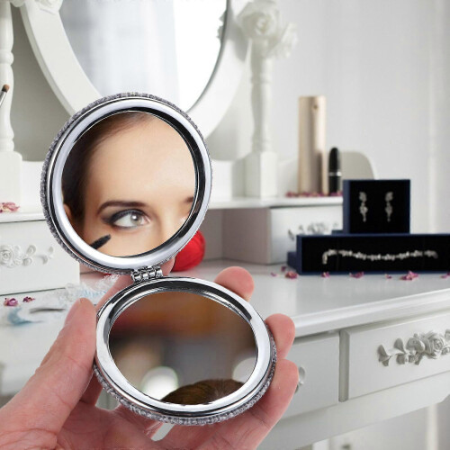Chemical Makeup Mirror Foldable 3Pcs Practical Cosmetic Mirrors 2