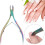 Cuticle Nipper Set – Stainless Steel Pusher, Cutter, Scissors & Scraper for Hands 2