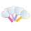 2x Cute Heart Shaped Mirror, Single Side, Adorable Purple 3
