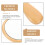 Handheld Wooden Makeup Mirror for Quick Touch Ups 4