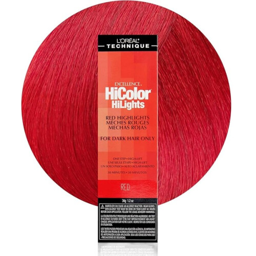 (Red + Developer) L'Oréal Excellence HiColor Red 1