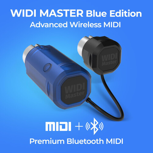 CME WIDI Master Blue - Premium Bluetooth MIDI Adapter via 5-pin DIN - 1