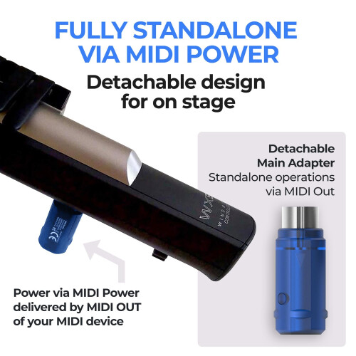 CME WIDI Master Blue - Premium Bluetooth MIDI Adapter via 5-pin DIN - 2