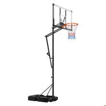 Canasta de baloncesto de pie - DUOKU - ACE1401-120 - Altura ajustable 1,6–3,05 m - Panel de PC de 2 mm - Base rellenable, ruedas 360