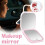 Foldable LED Makeup Mirror, Pink, Double-Sided, USB Rechargeable 2
