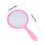 Black Transportable 2X Magnification Glass Dense Thin Plan for Home Professional Use 3