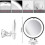 10X Magnifying Lighted Mirror – Lockable Suction Cup, Cordless & Portable (Battery) 5