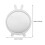 Freestanding Tabletop Vanity Mirror for Women, 2Pcs Desktop Makeup Mirror 2