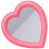 Heart Shaped Makeup Mirror Tabletop Cosmetic Vanity Wall Mirror 2