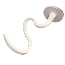 43 mm Flexibler Silikon-Türstopper für Waschmaschine und Trockner, Einfach zu Verwenden, Biegsam, Robust, für Geruchsfreie Geräte, Weiß