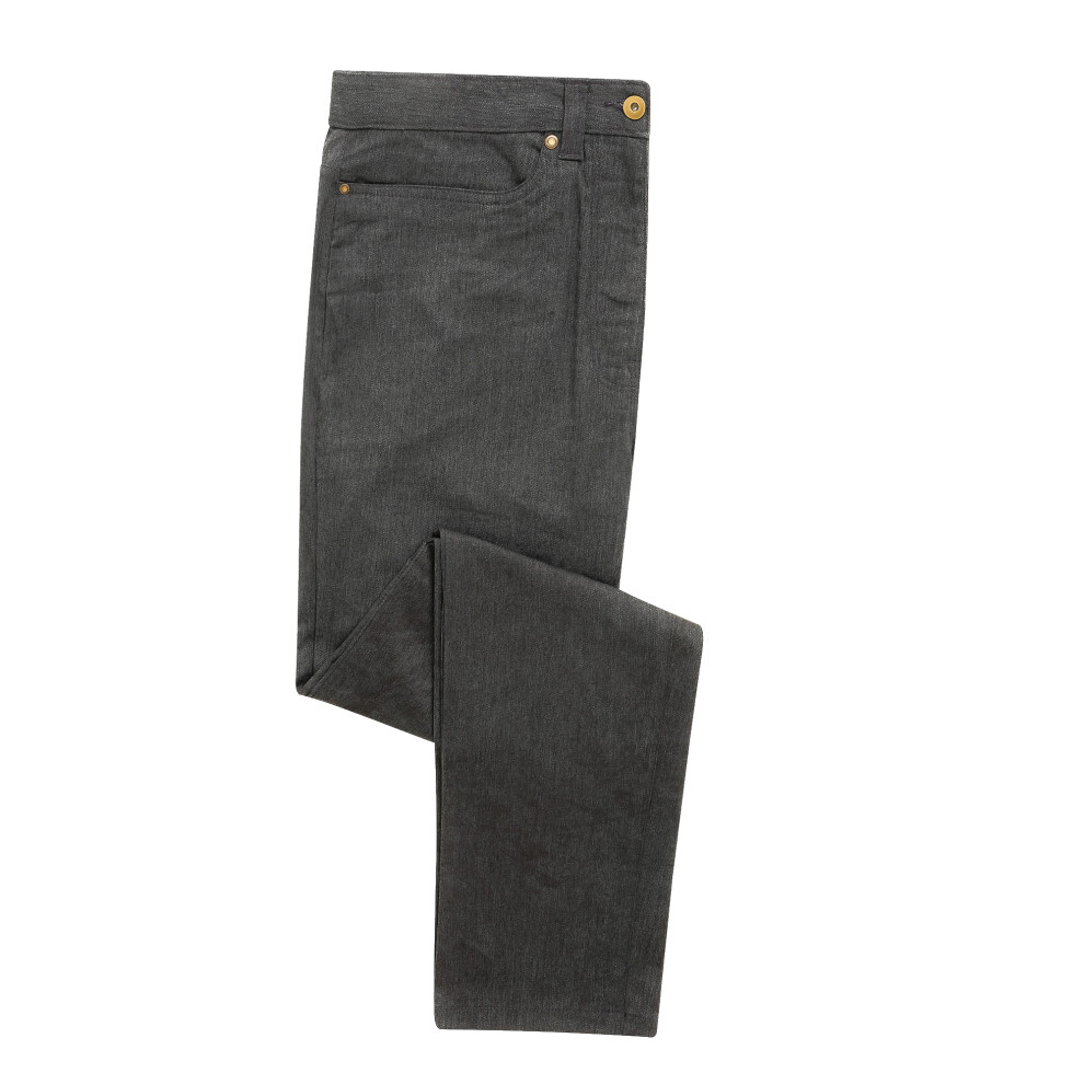 (34R, Charcoal) Premier Mens Performance Chinos
