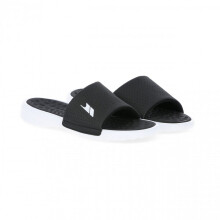(9 UK, Black / White) Trespass Mens Slide Cushioned Sandal